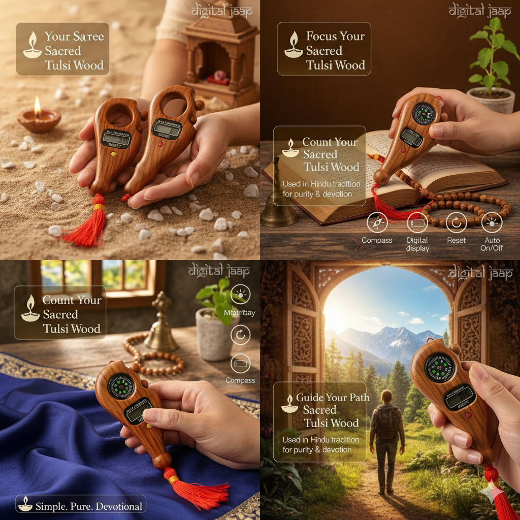 Tulsi Mala Mantra Digital Jaap Counter