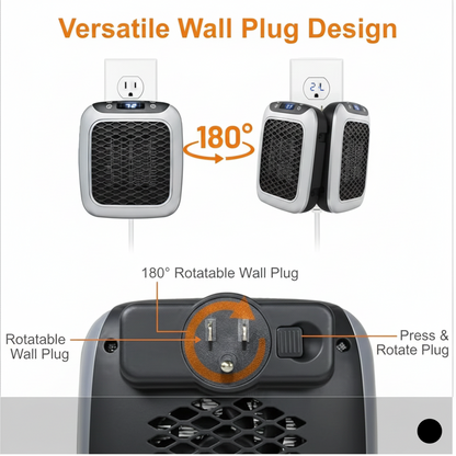 Mini Ceramic Heater Quiet and Space Saving